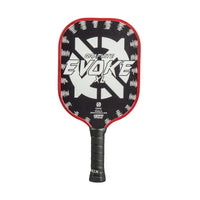Evoke XL Onix Graphite Pickleball Paddle Features Polypropylene Core, Graphite Face, and Oversized Shape, White