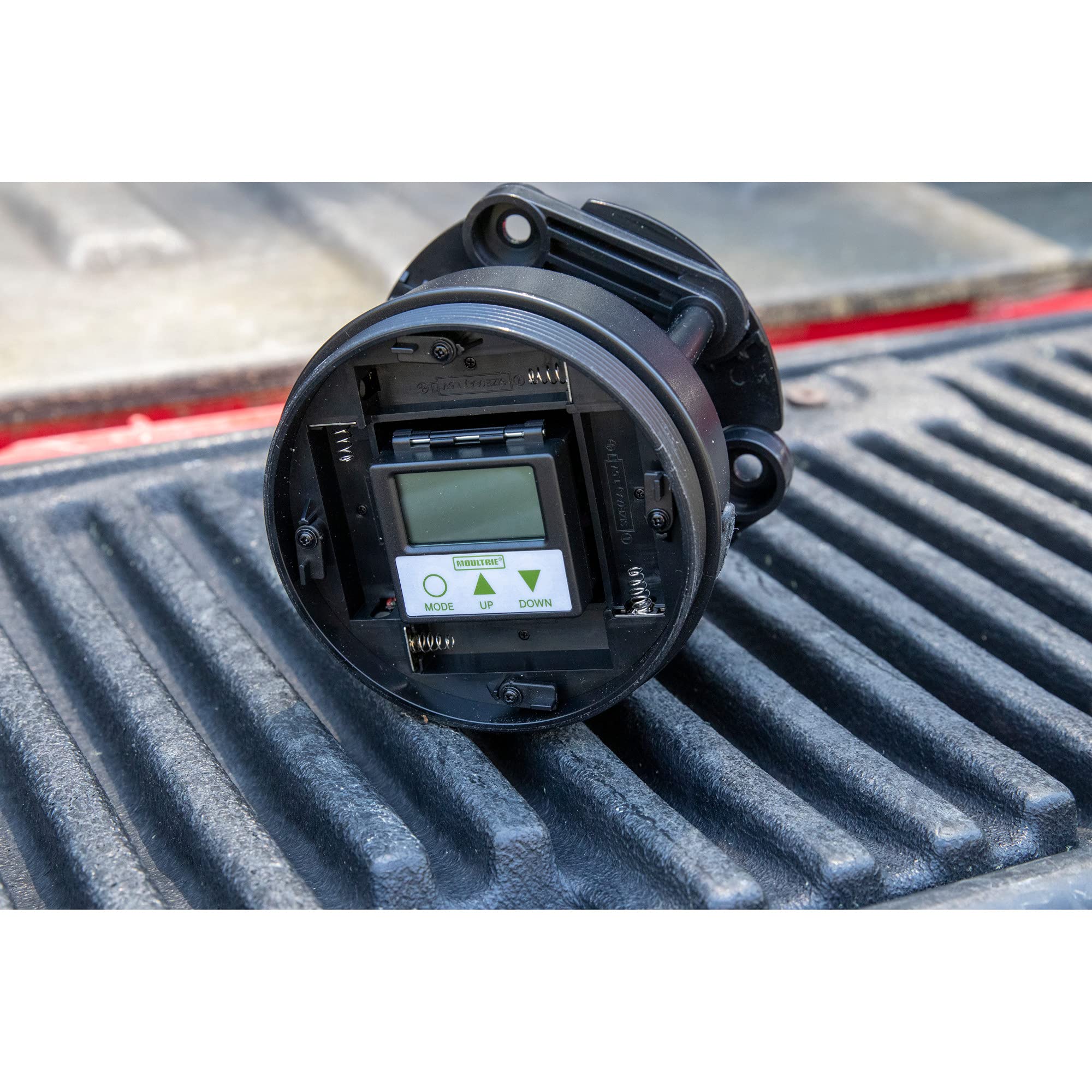 Moultrie Timer Kit All-in-One Deer Feeder | Metal Spin Plate | Easy Setup | Adjustable Mount, Black