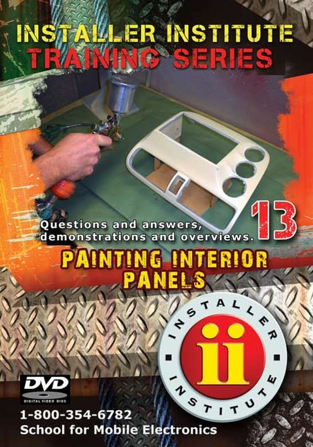Installer Institute Training DVD 13 - Interior Panels Painting - 66 Min (INS-VIDEO13-N)