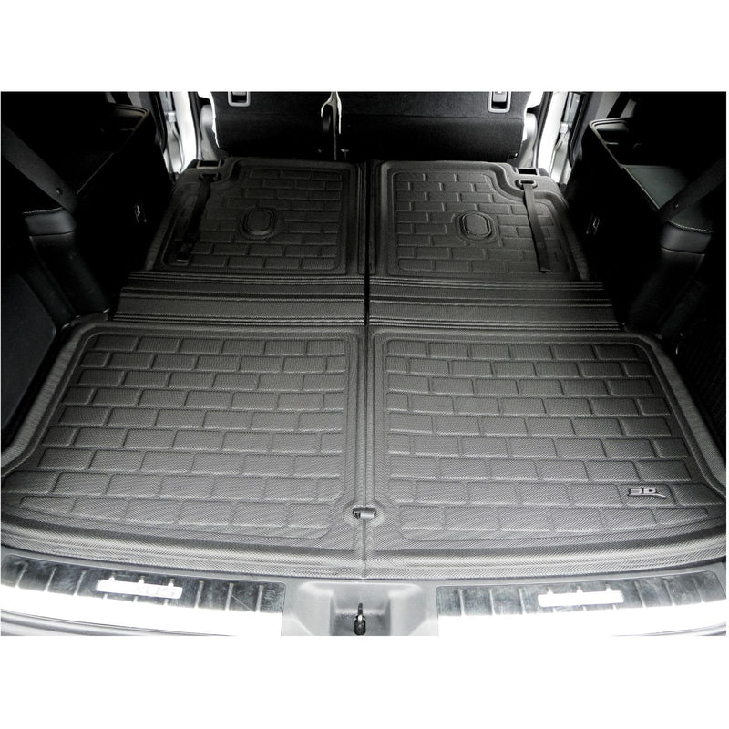 3D MAXpider Kagu Custom Fit Cargo Liner (Black) Compatible with Lexus TX 2024-2026 Manual - Behind 3rd Row Seatback Protecter & Cargo Liner