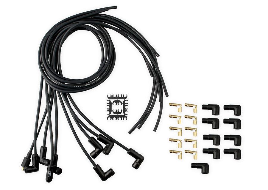 9001CK ACCEL Extreme 9000 Spark Plug Wire Set - Universal - 90 Degree Black Ceramic Boots