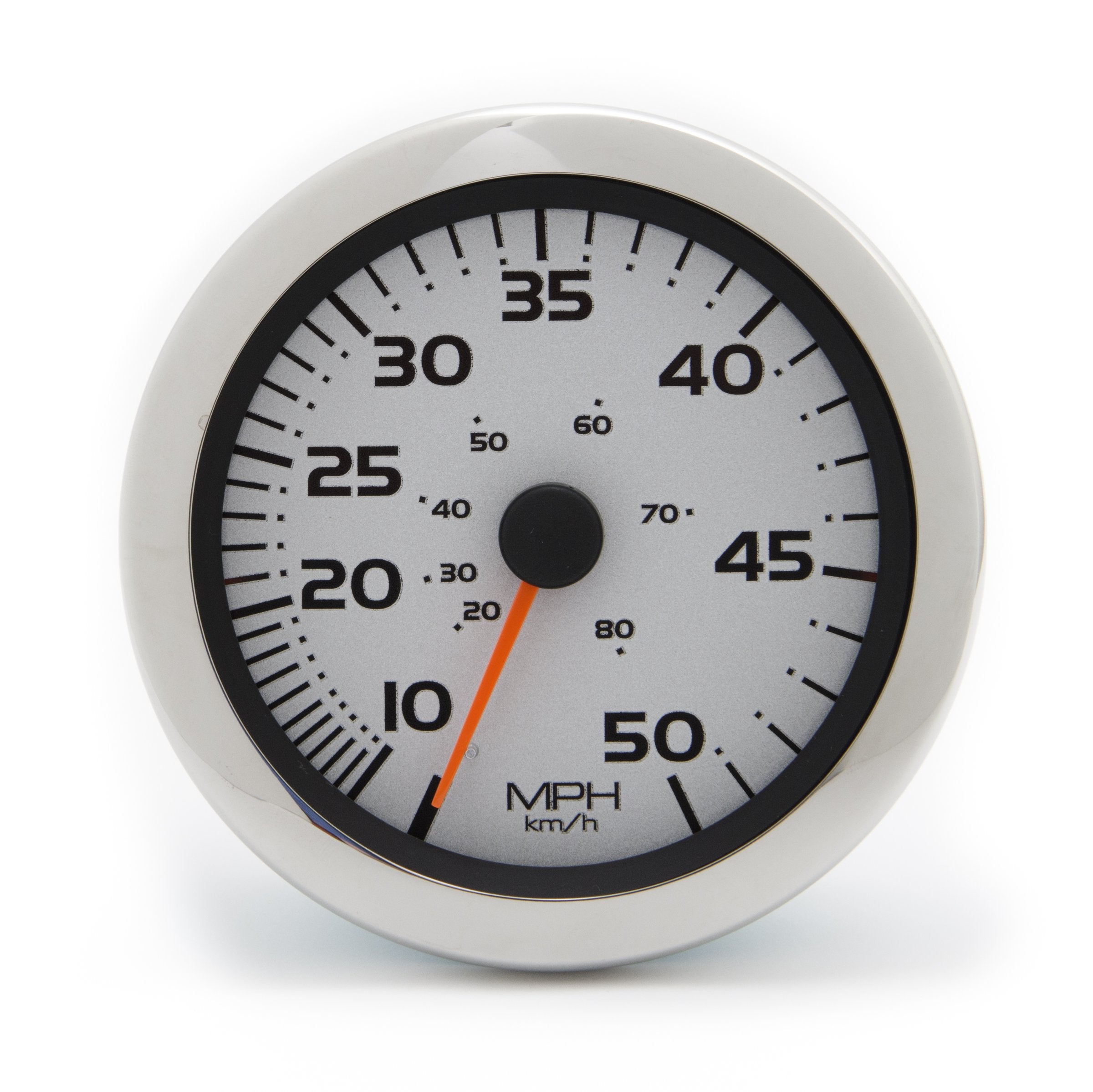 Sierra Speedo Kit 65530P, Argent Gauge, 50 mph, 5 inch, Universal, Night Visible