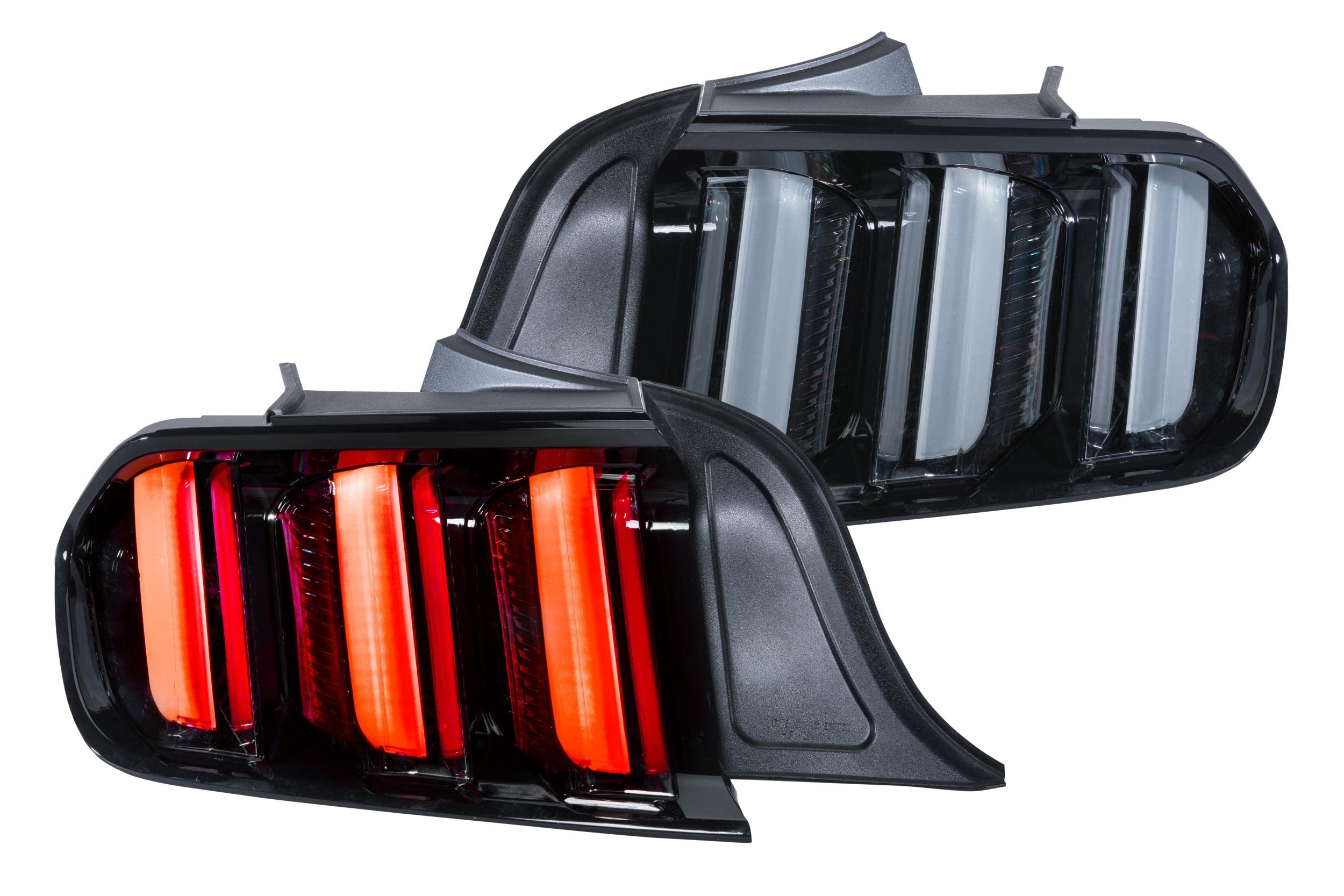 Morimoto Taillights XB LED Fits Ford Mustang 15-22, Plug and Play Assemblies with Amber Turn Signal (LF425)