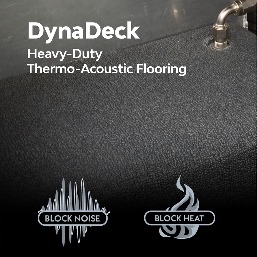 Dynamat Automotive DynaDeck Floor Liner – Mat for Cars, Trucks, SUVs, Boats & RVs – Waterproof & Noise Dampening Material That Blocks Engine & Exhaust Heat – Made in The USA, 54” W x 12” L