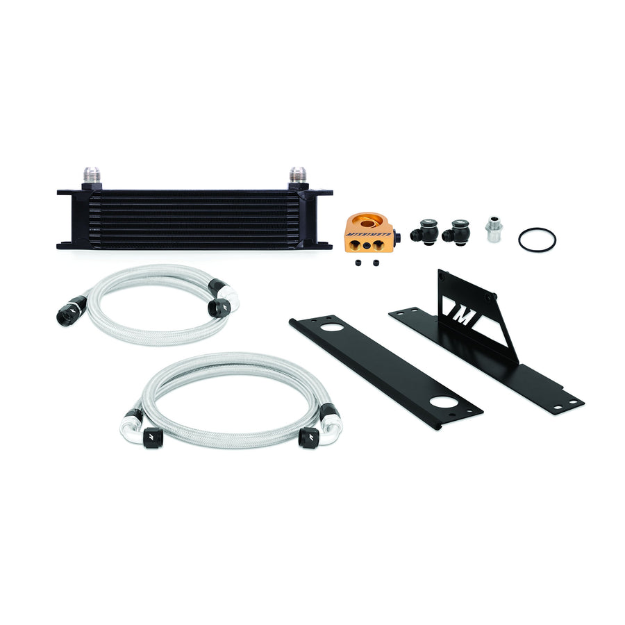 Mishimoto Oil Cooler Kit MMOC-WRX-01TBK Low-Temp Thermostatic Fits Subaru WRX/STI 2001-2005 Black