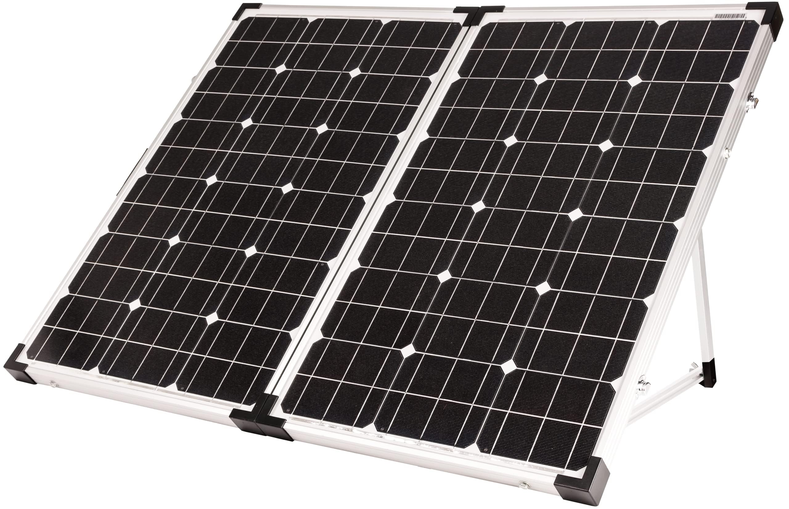 GP-PSK-130 Go Power! 130W Portable Folding Solar Panel Kit with 10 Amp Solar Controller, Great for RV and Camping, Includes Controller, Battery Clamps, SAE Solar Plug Adapter, Ring Terminal Connectors