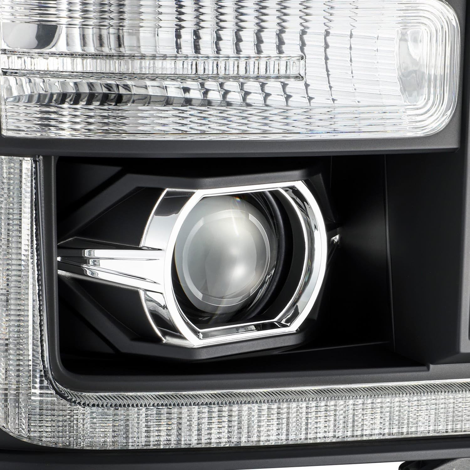 880146 AlphaRex USA LUXX 20 Series LED Projector Headlights fits Ford F-250 Super Duty,Clear