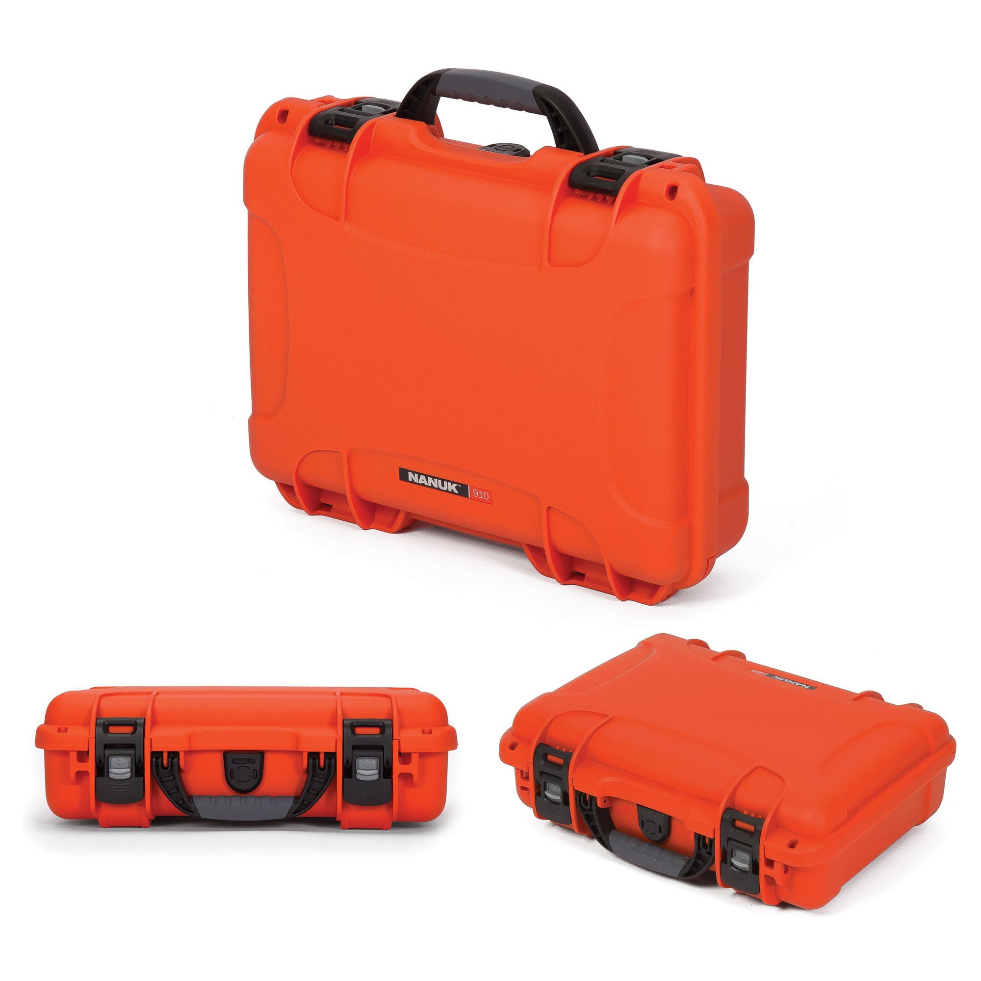 Waterproof Nanuk 910 Hard Case with Foam Insert for DJI Mavic Mini 2 Fly More - Orange