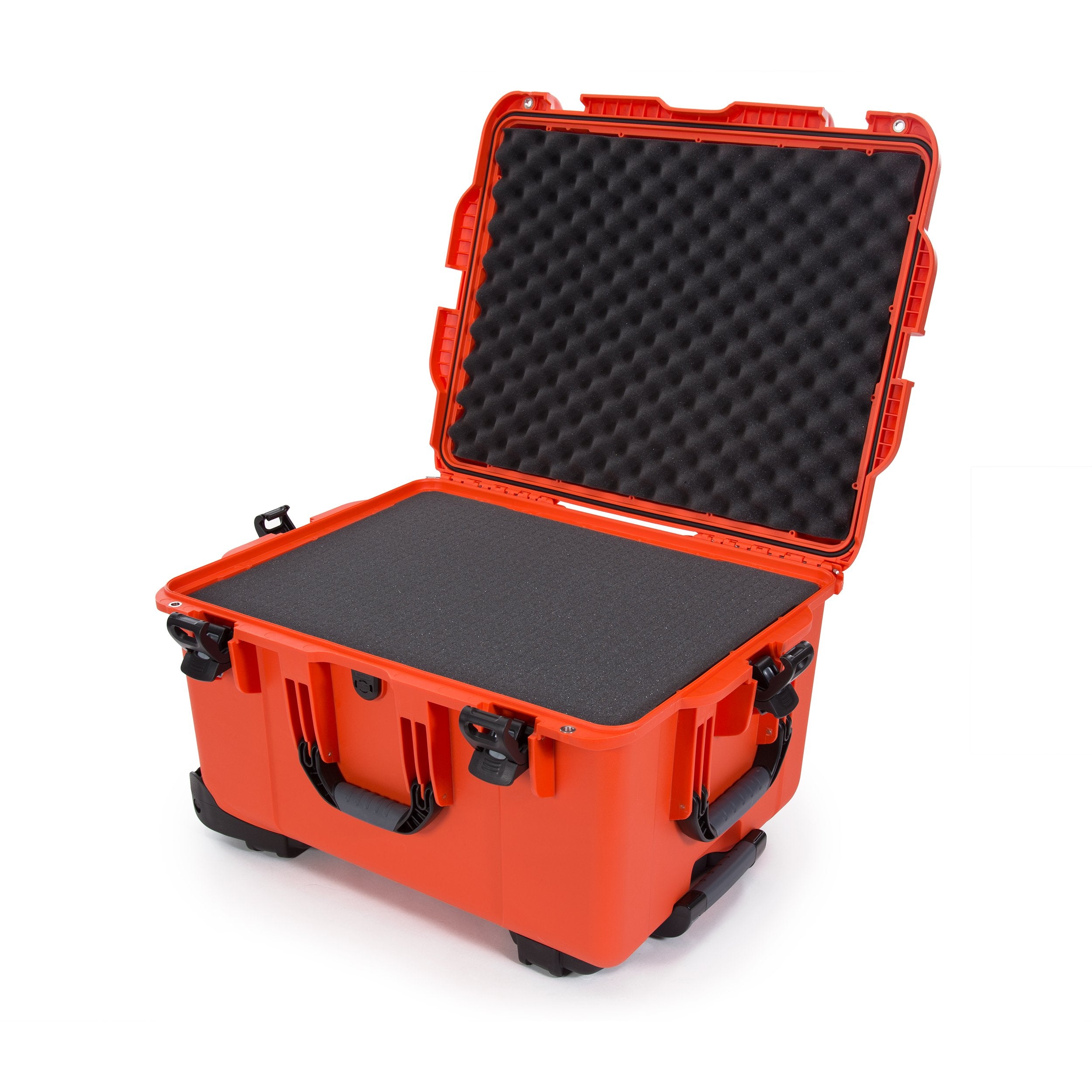 NANUK 960 Wheeled Series Lightweight NK-7 Resin Waterproof Protective Rolling Case with Foam, Orange