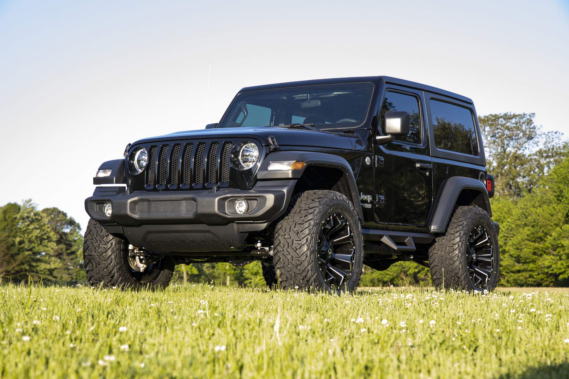 3.5" Lift Kit Rough Country for 2018-2023 Jeep Wrangler JL 2-Door - 62830