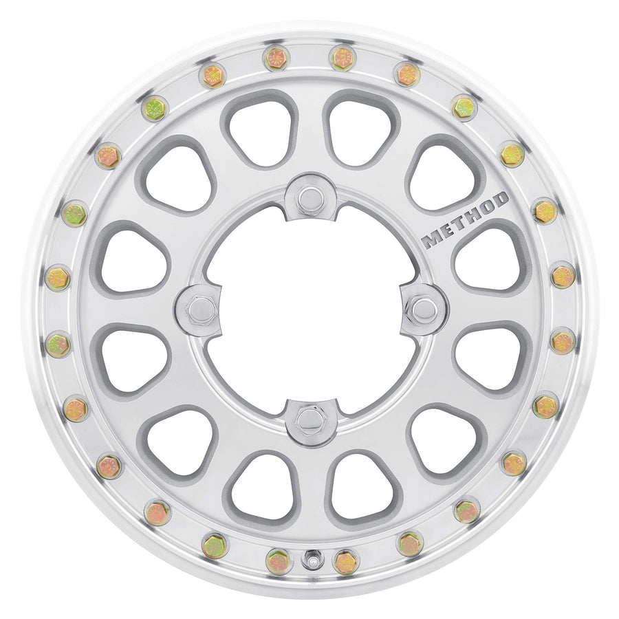 Method Race Wheels 401-R Beadlock UTV Raw Machined 15x5" 4x156", 46mm offset 4.9" Backspace, MR40155046346B2