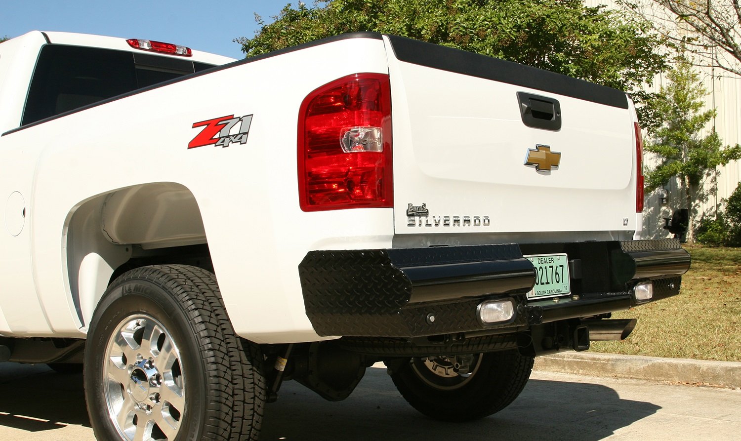 Black Steel Fab Fours Rear Bumper CH08T14501