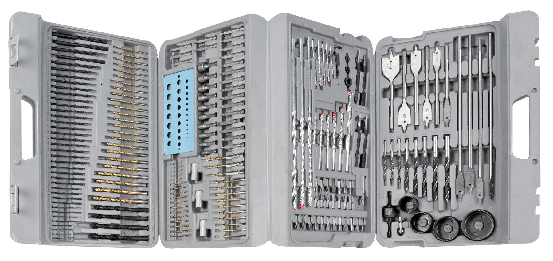 204-Piece Performance Tool W1368 Master Drill Bit Set