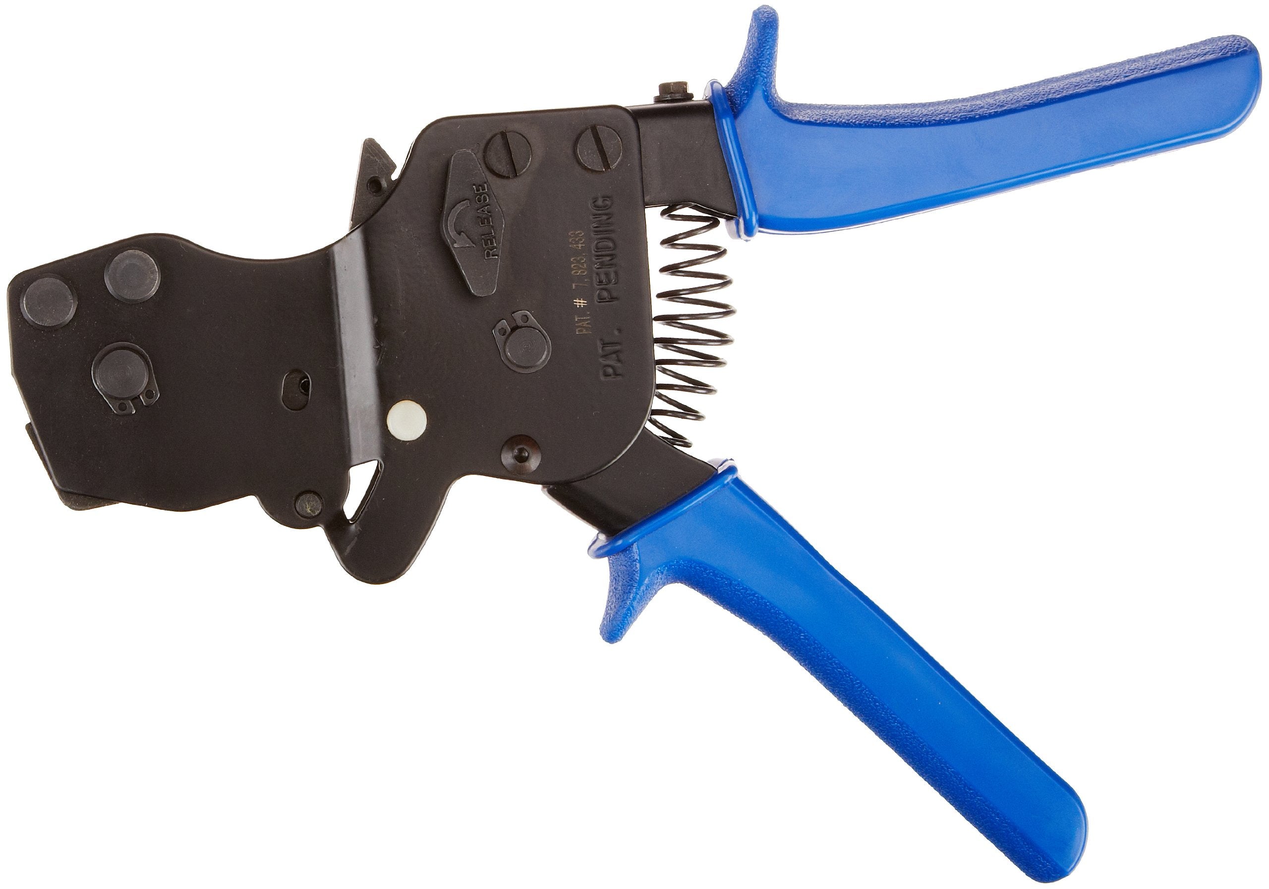 iPlumb 18041 Stainless Steel Ratchet Clamp Pex Crimper with LED, 0.5" Size