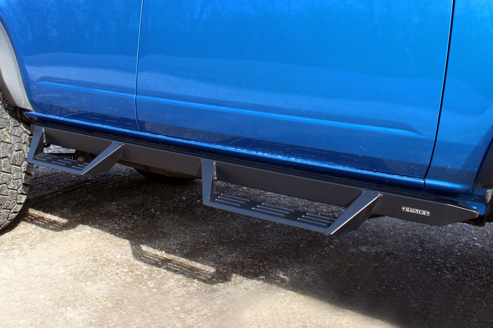 Black Magnum RT Gen 2 Drop Steps Running Boards Compatible with 2021-2026 Bronco 4-Door