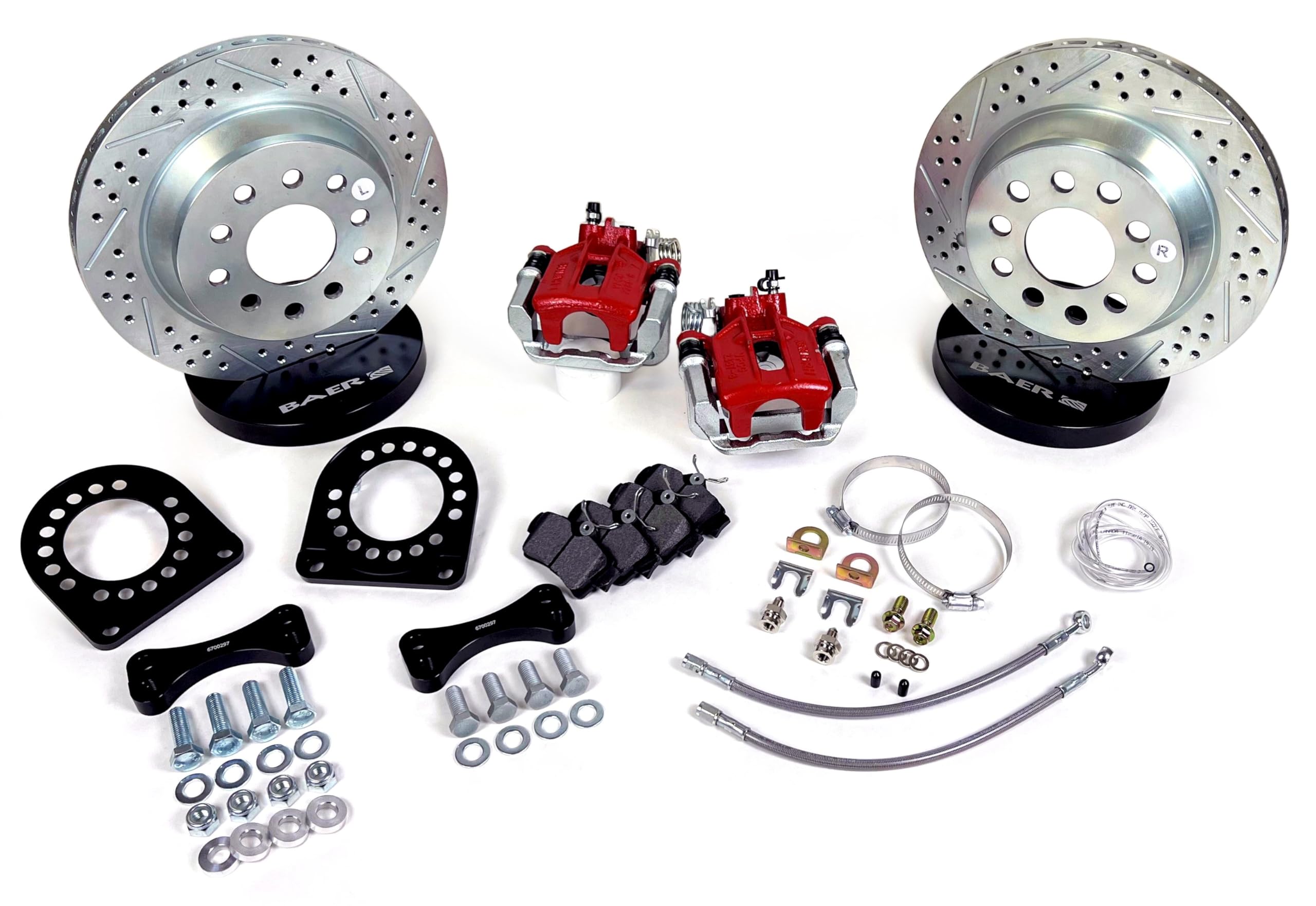 11.65" Clsc Brake Sys Rr Red Gm 10/12 Baer Brakes (4302538R)