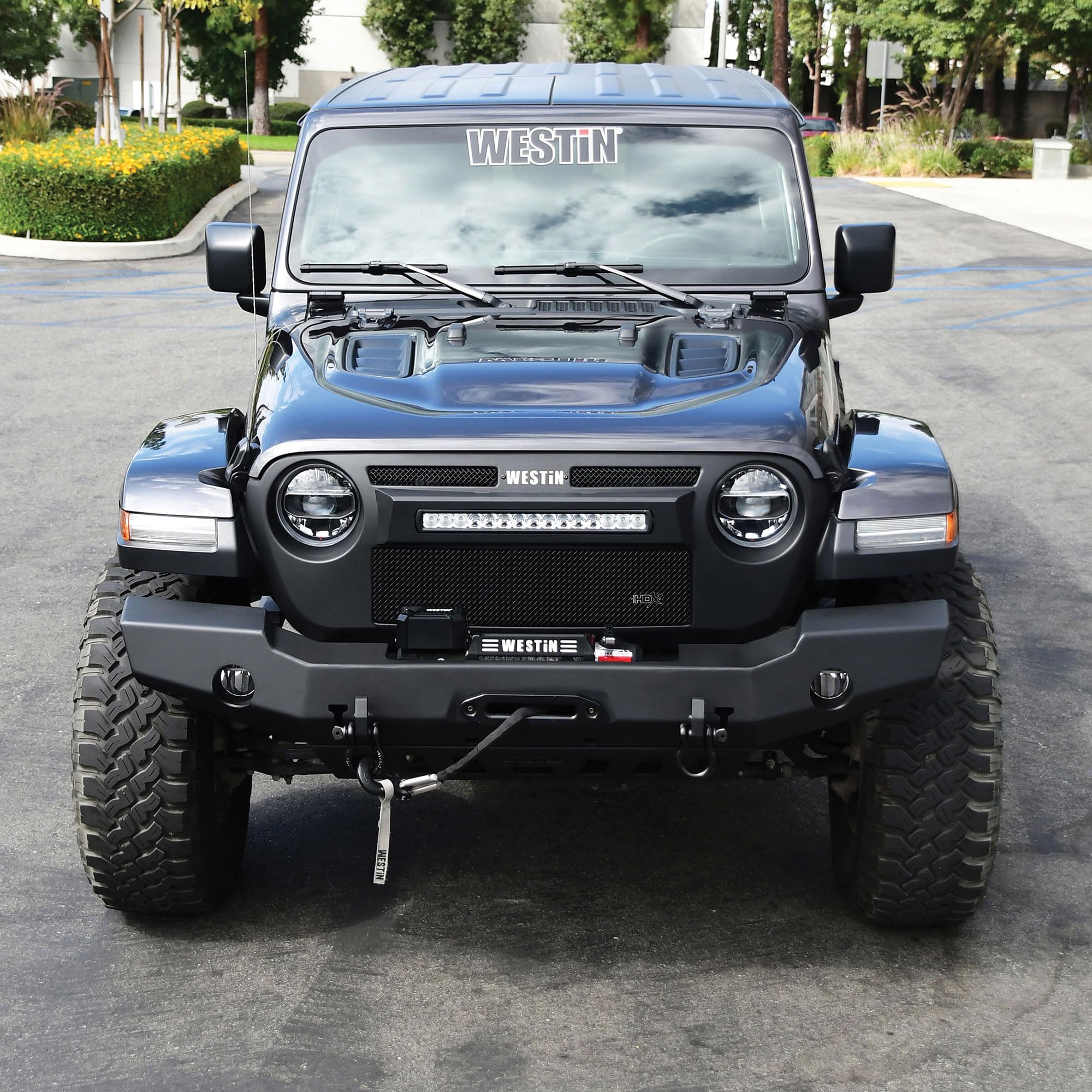 WJ2 Full Width Front Bumper Westin fits 2018-2026 Wrangler JL 2020-2025 Gladiator