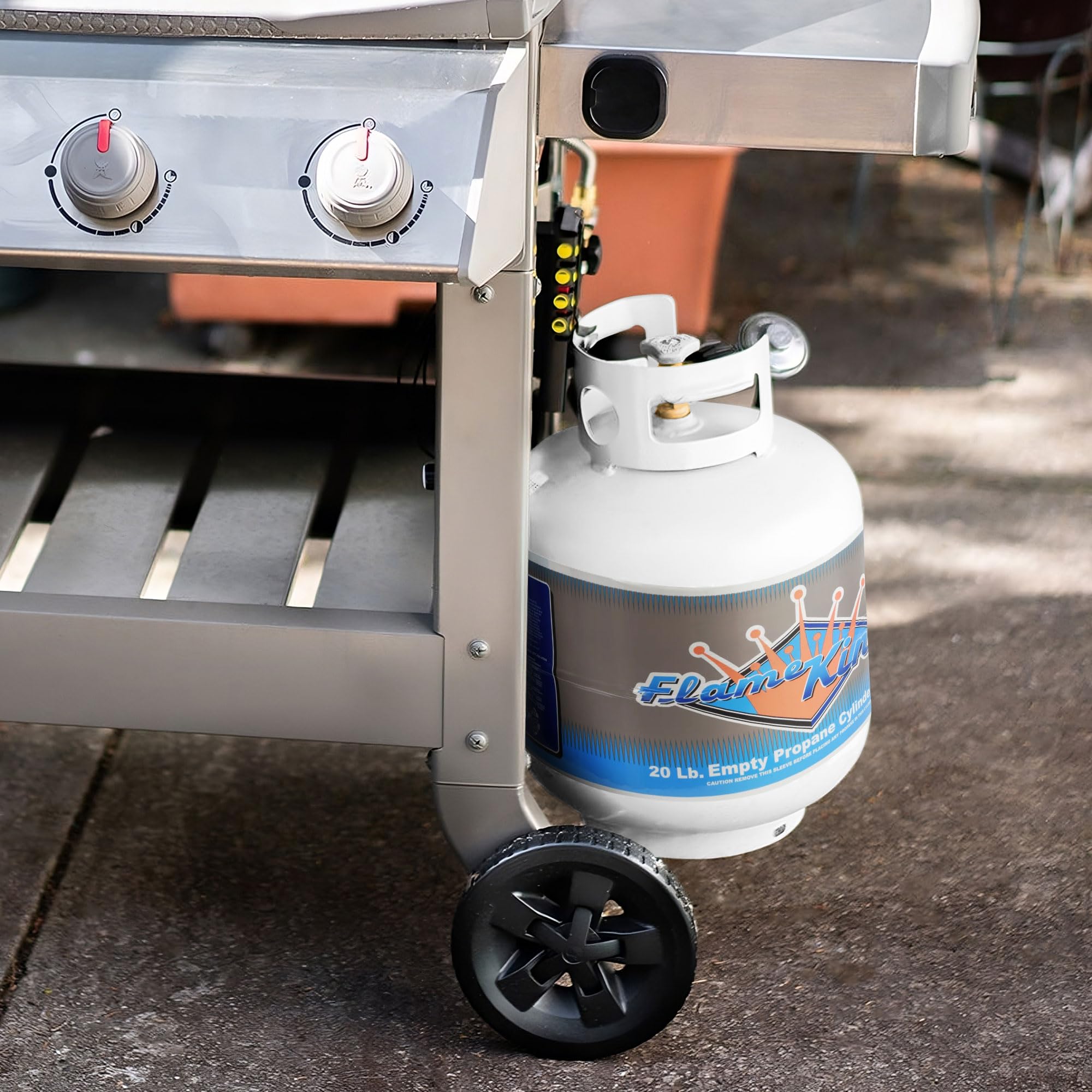 Manchester Tank & Equip Flame King 10504 Grill Propane Tank, 20 lb