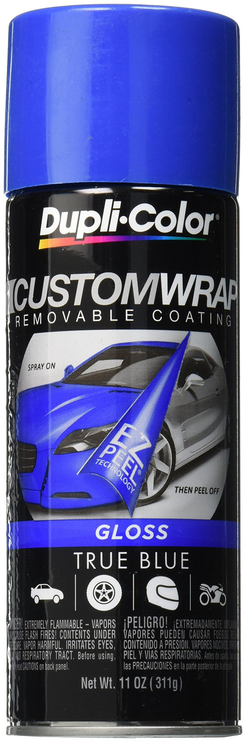 Custom Wrap Gloss Dupli-Color Removable Automotive Paint - True Blue Spray Paint - 11 oz. Aerosol Can