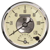 Auto Meter Prestige Series 2090 Antique Ivory Tach/Speed Combo