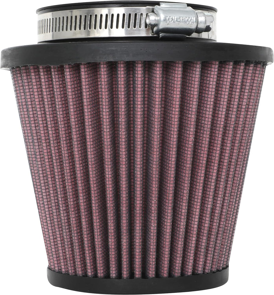 K&N Air Filter: Universal Clamp-On, High Performance, Premium, Washable, Replacement Filter: Flange Diameter: 2.875 In, Filter Height: 4.438 In, Flange Length: 0.75 In, Shape: Round Tapered, RU-4570