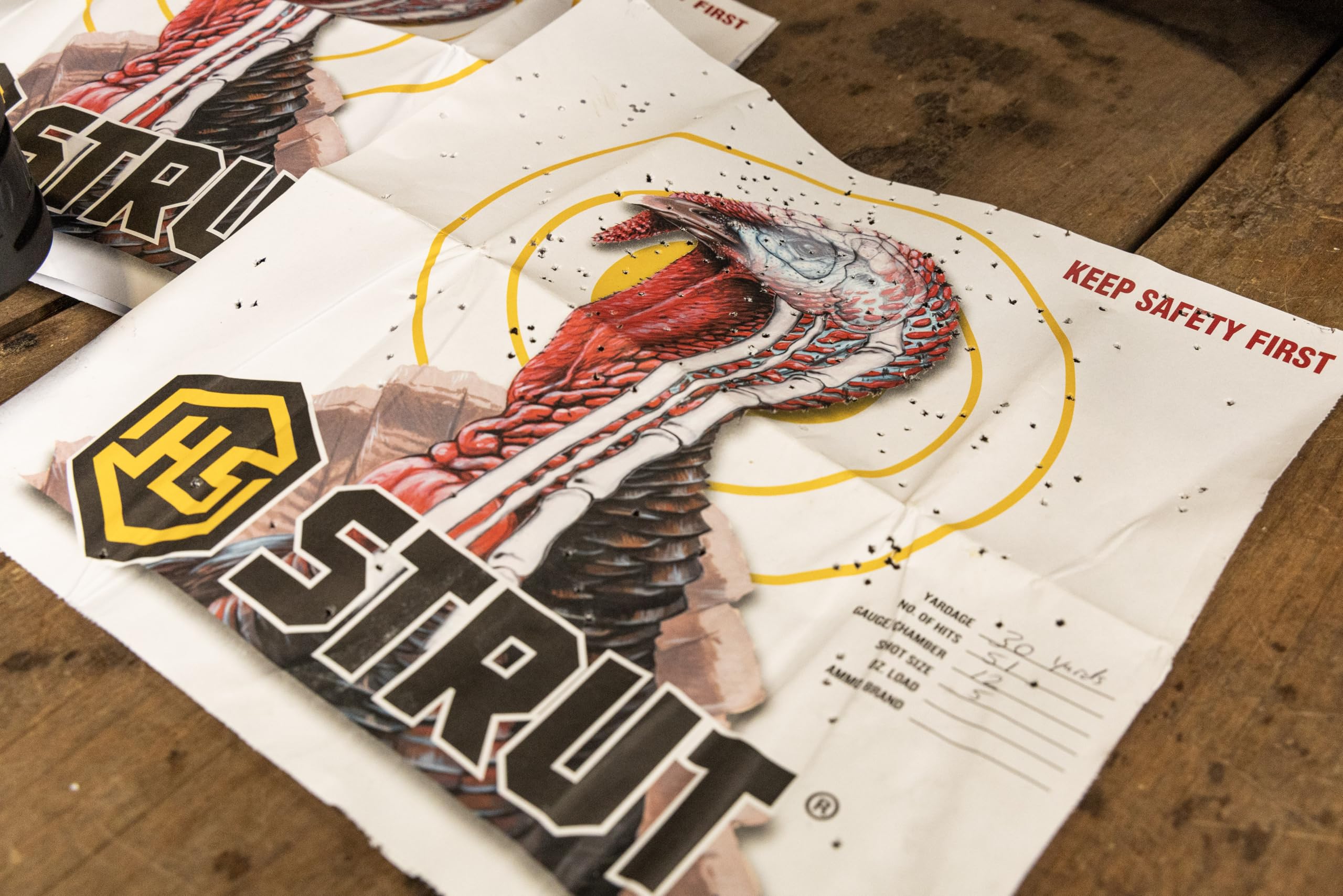 Hunters Specialties Turkey Targets Full Size Paper Shooting Practice - 11 inch x11 inch - 12 Pack