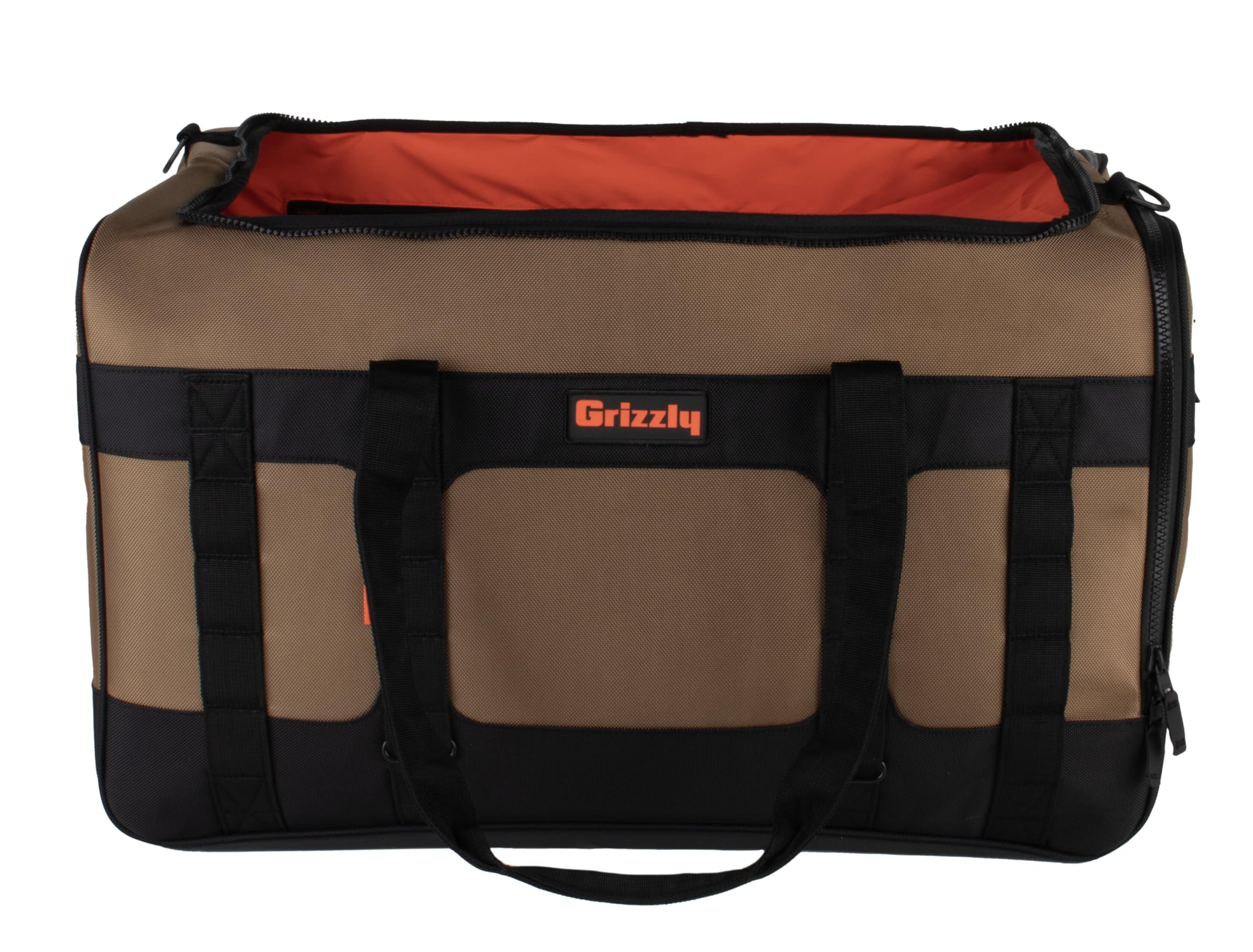 Duffle Grizzly 100 | Heavy-Duty Construction | Water Resistant Base | 100L Capacity | Large Storage Pocket | Tan