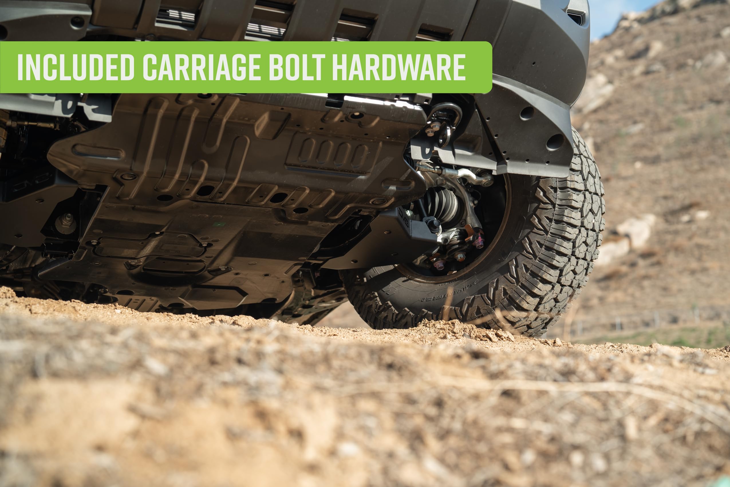 A-Arm Skid Plates DV8 Offroad for 2024-2025 Toyota Land Cruiser | Shields Factory A-Arms from Rocks & Debris | Reinforced Front Ends for Max Protection | Included Carriage Bolt Hardware | Steel | Pair