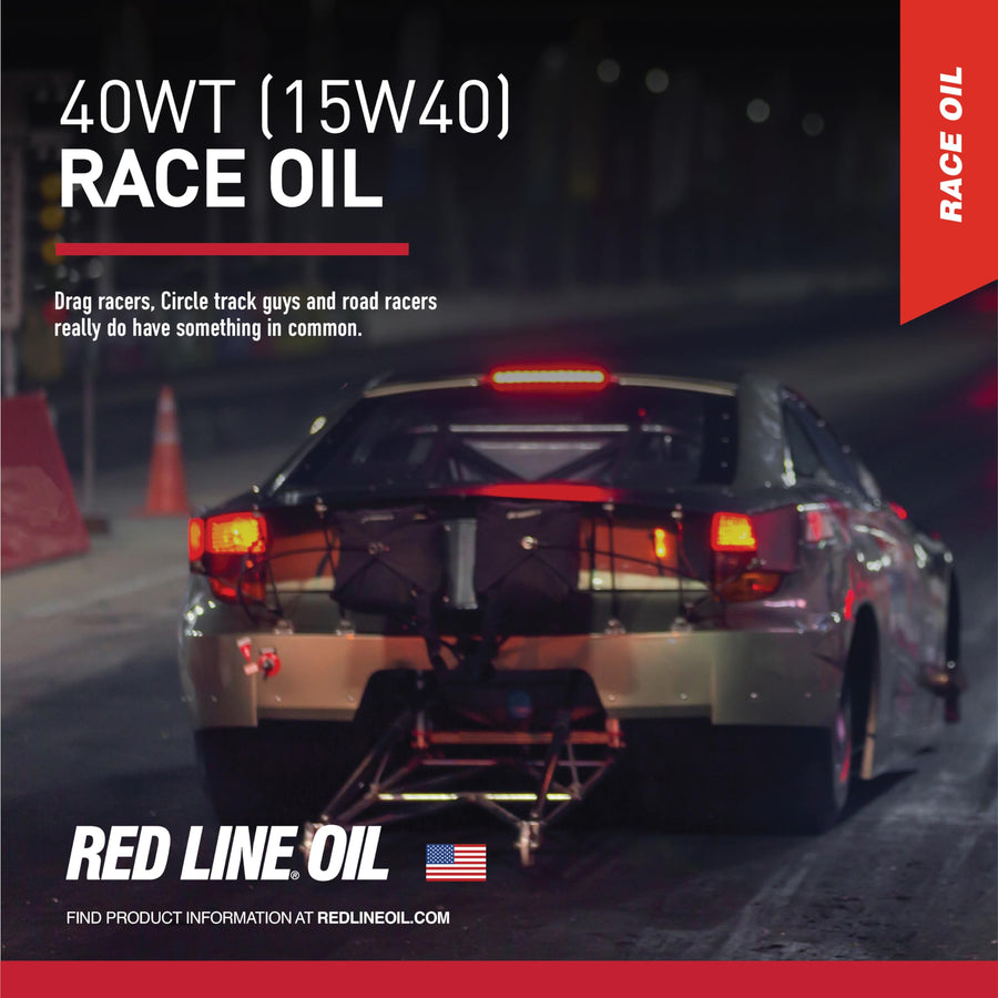 Red Line 10404 Synthetic Race Motor Oil 40WT (15W40) - 1 Quart (6 Pack)
