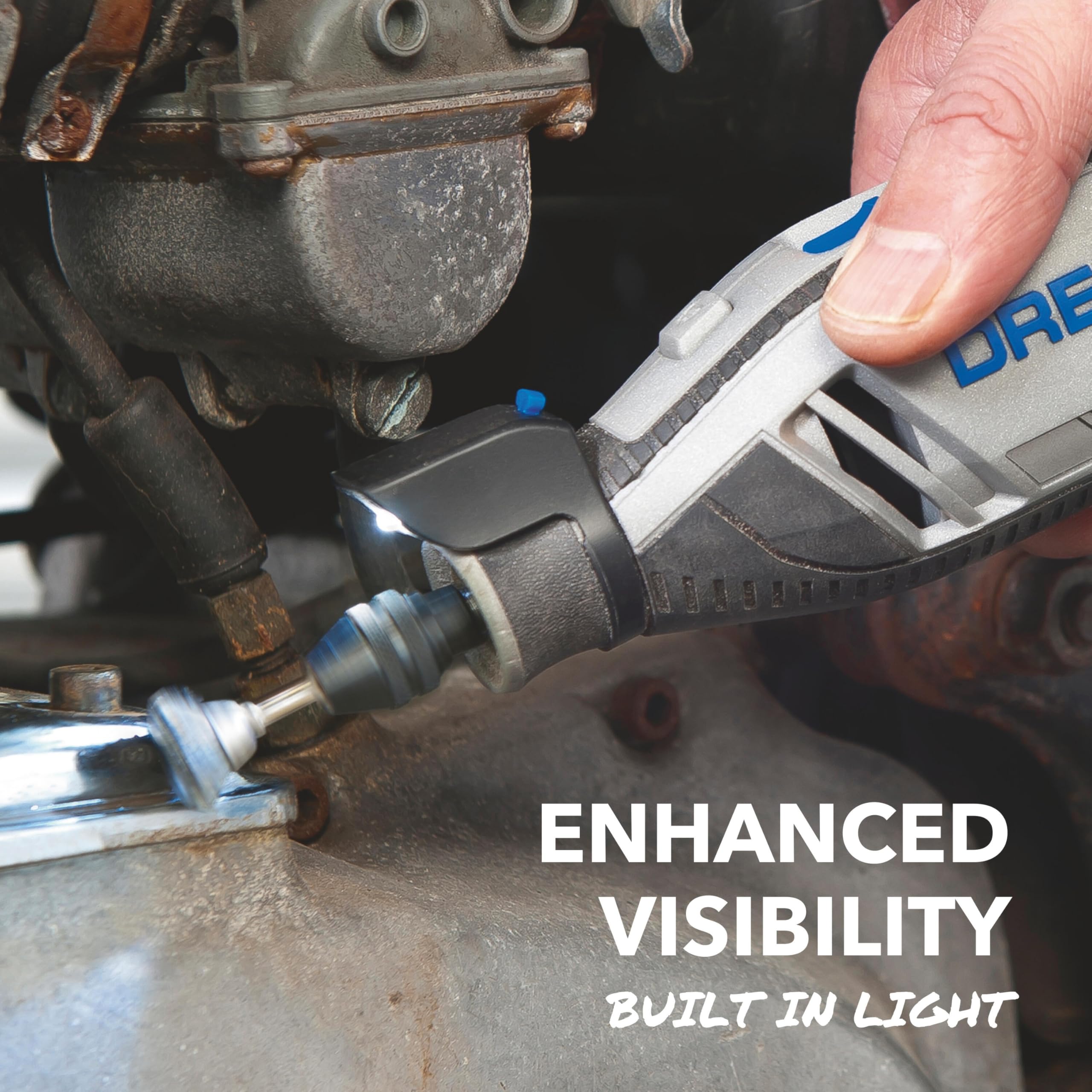 Dremel High Performance 4300-5/40 Rotary Tool Kit with LED Light- 5 Attachments & 40 Accessories - Ideal for Grinding, Cutting, Wood Carving, Sanding, and Engraving