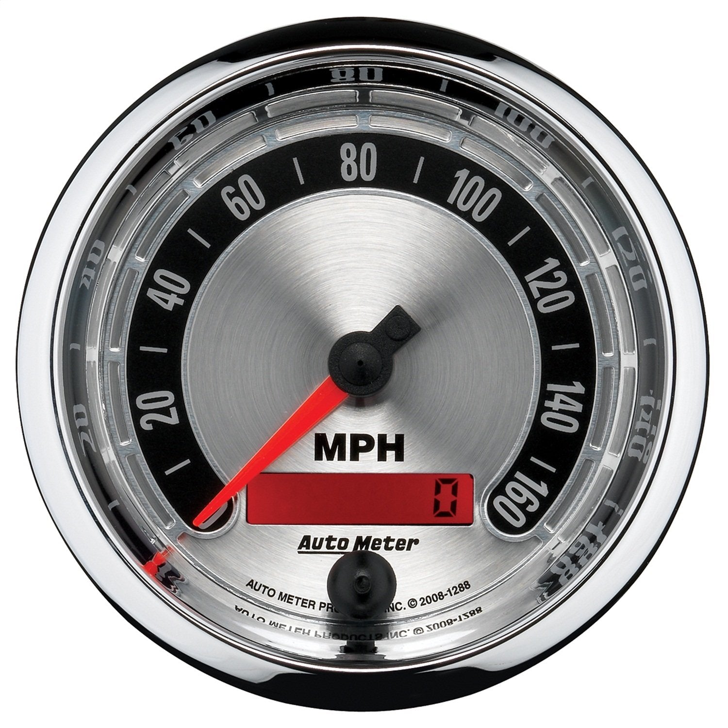 American Muscle Auto Meter 1288 3-3/8" 160 mph Electric Programmable Speedometer Gauge