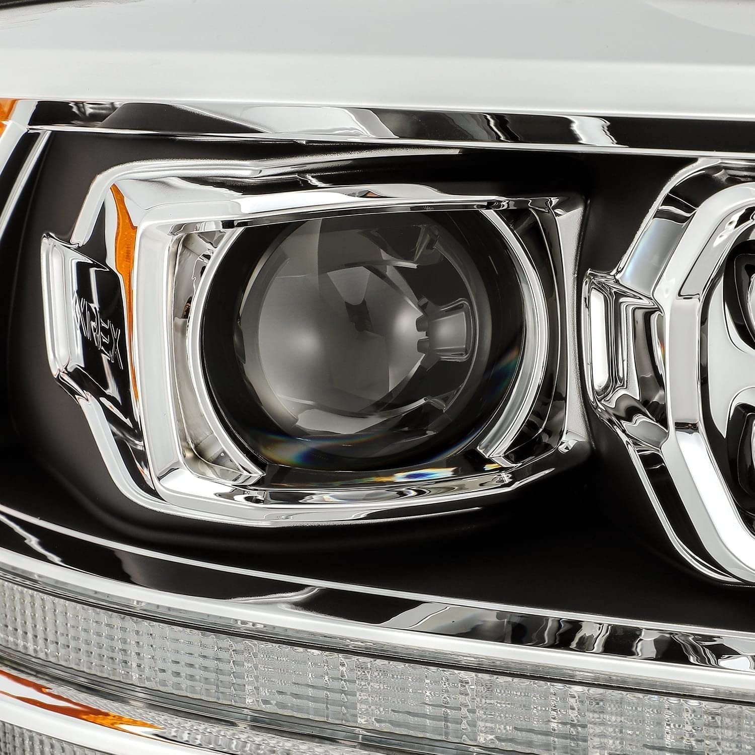 880522 AlphaRex USA LUXX Series LED Projector Headlights fits Dodge Ram 1500