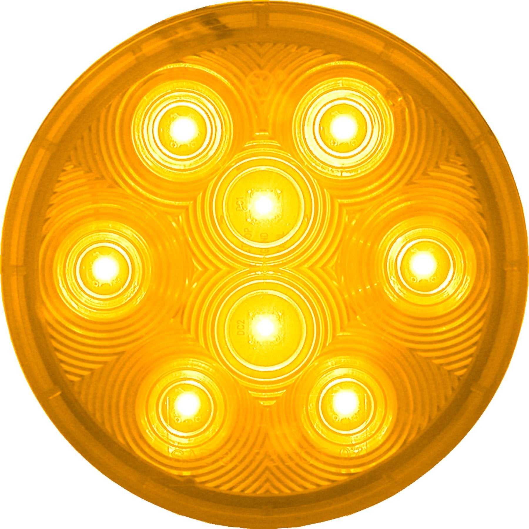 417TA-5 Peterson Manufacturing Rear Amber 4" Round LED Turn Signal Light