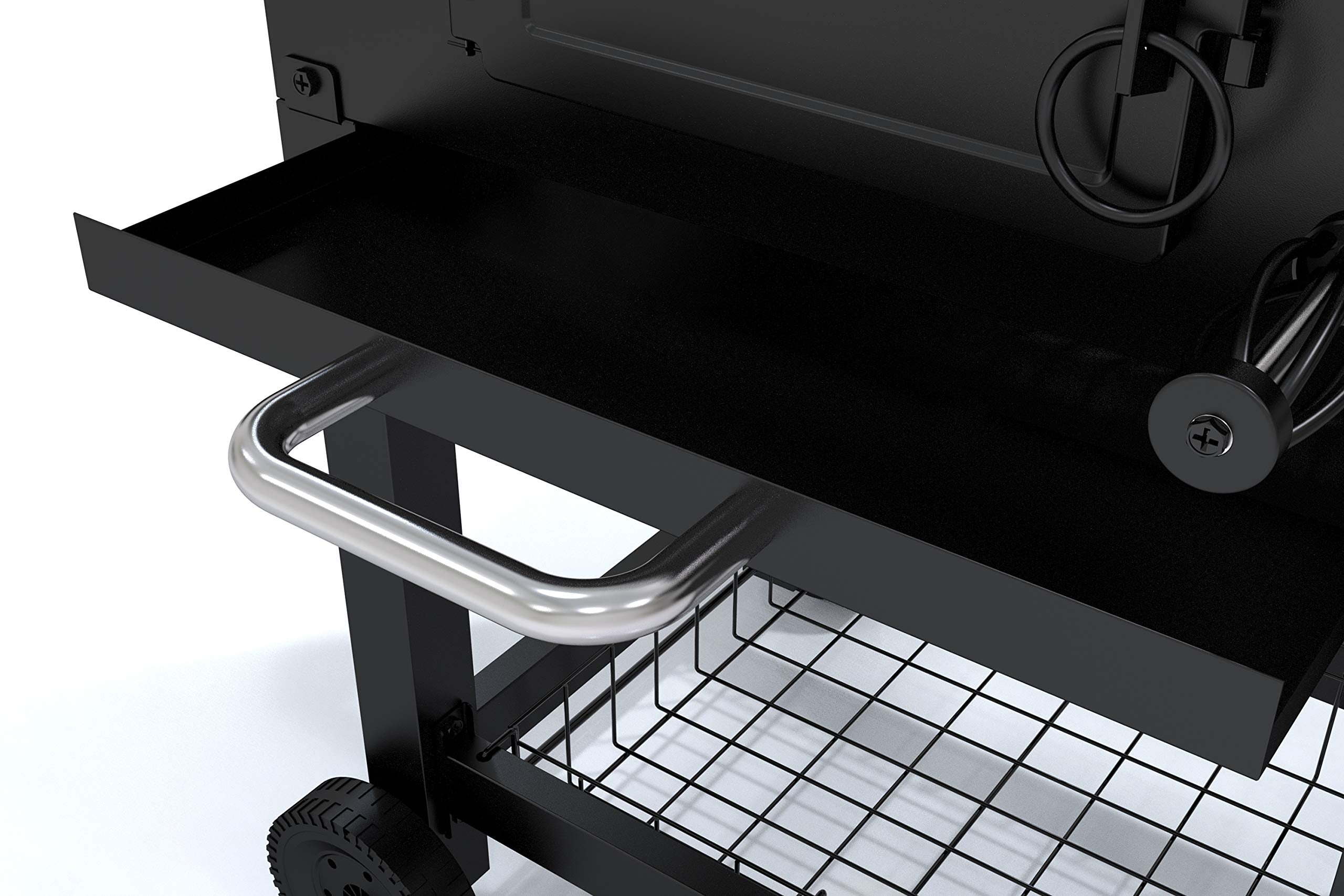 Dyna-Glo Heavy Duty DGN486DNC-D Charcoal Grill, Large, Black
