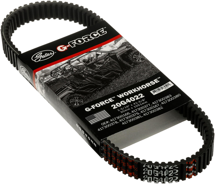 G-Force Gates 20G4022 Continuously Variable Transmission (CVT) Workhorse Belt