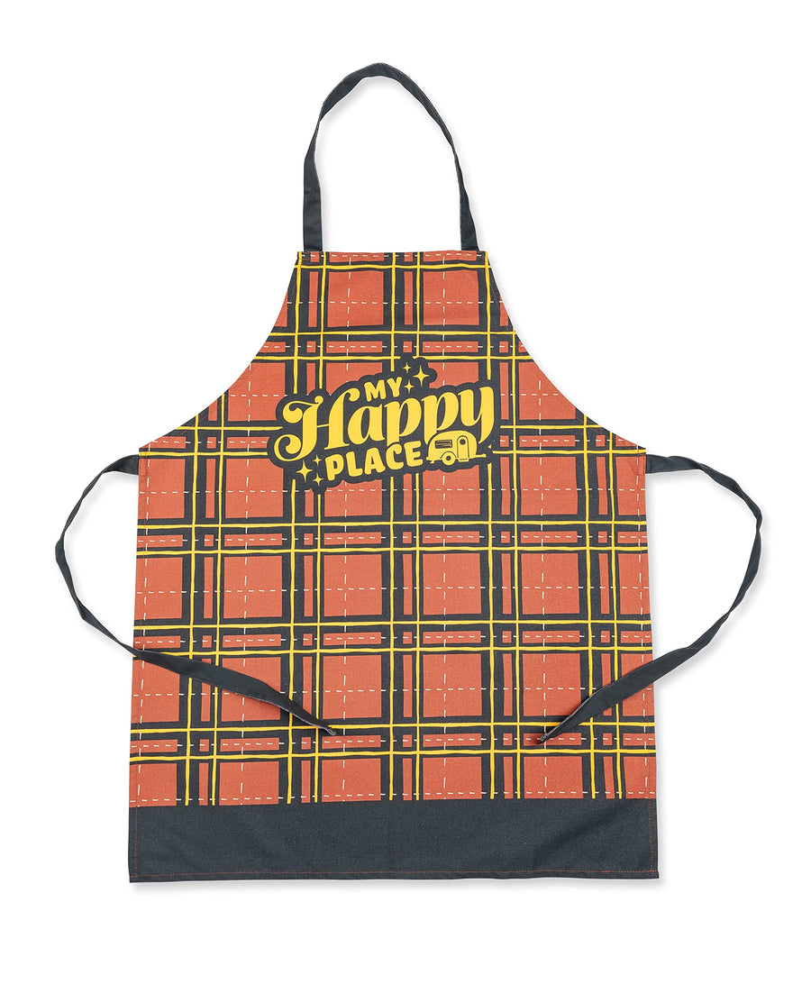 Red Plaid Camco Life is Better at The Campsite Apron | Great for Baking, Cooking and Grilling | Adult Sizing (53121)