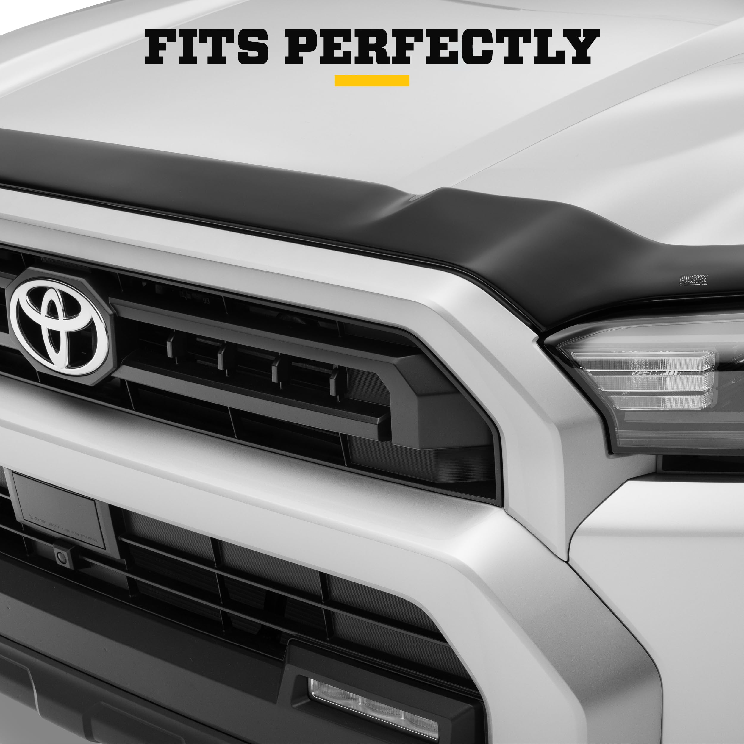 Aeroskin Hood Protector Husky Liners | Fits 1997-2003 Ford F-150 | Low Profile Deflector/Bug Shield - 1 pc., Chrome | 2892012