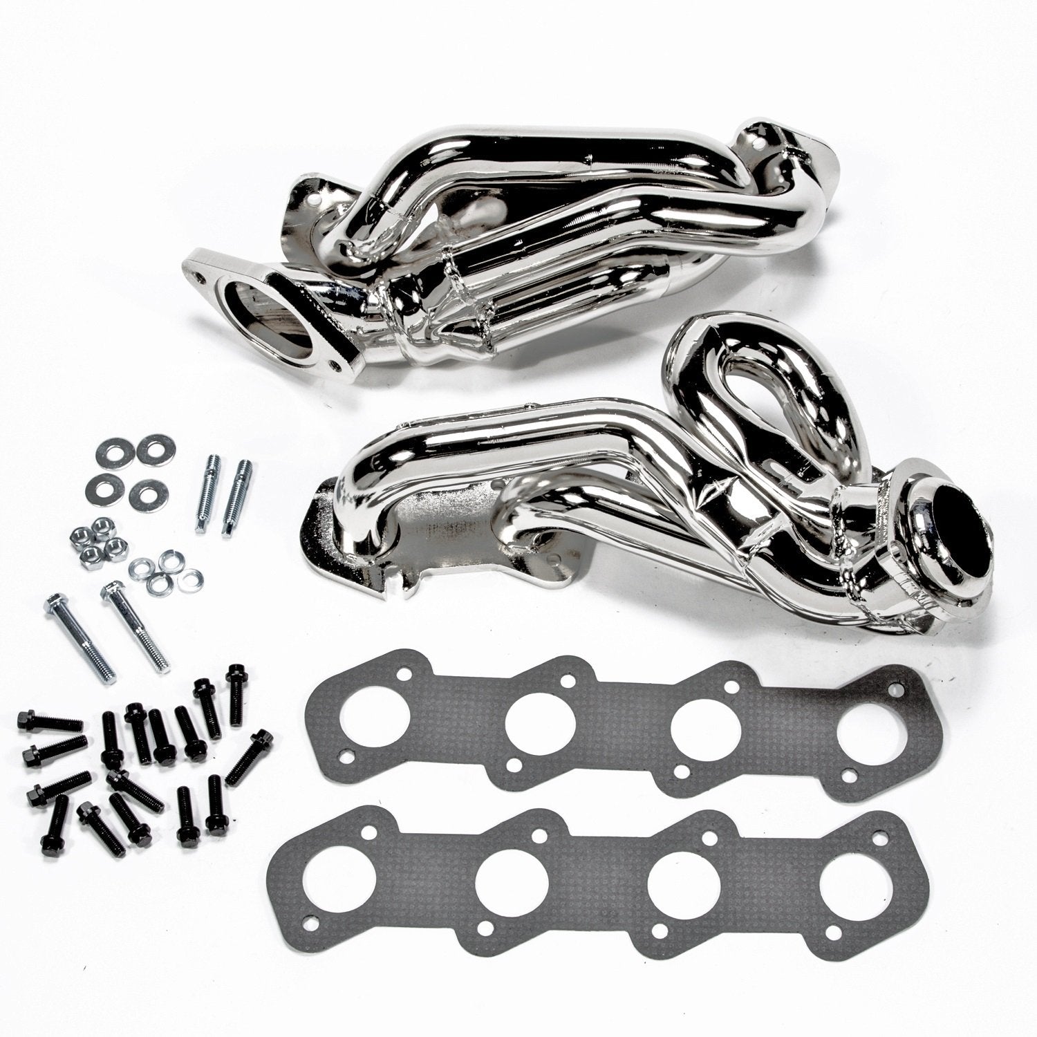 1-5/8" BBK Shorty Tuned Length Performance Exhaust Headers for Ford Mustang GT - Chrome Finish