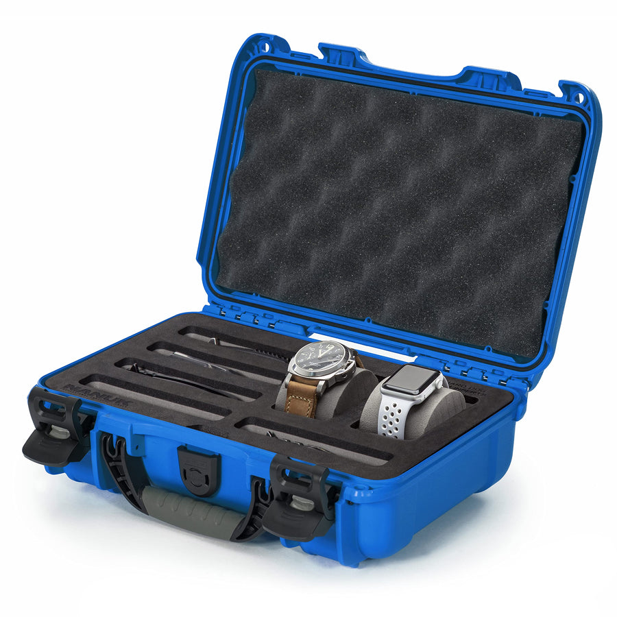 Cases Nanuk w/foam insert for 2 Watches and 5 Knives - Blue 909-2WT5KNI8