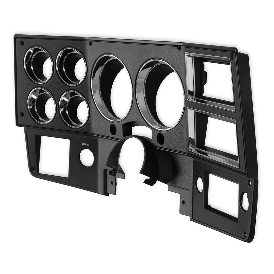 05-218 Brothers Trucks Instrument Cluster Bezel - With A/C - Black/Chrome