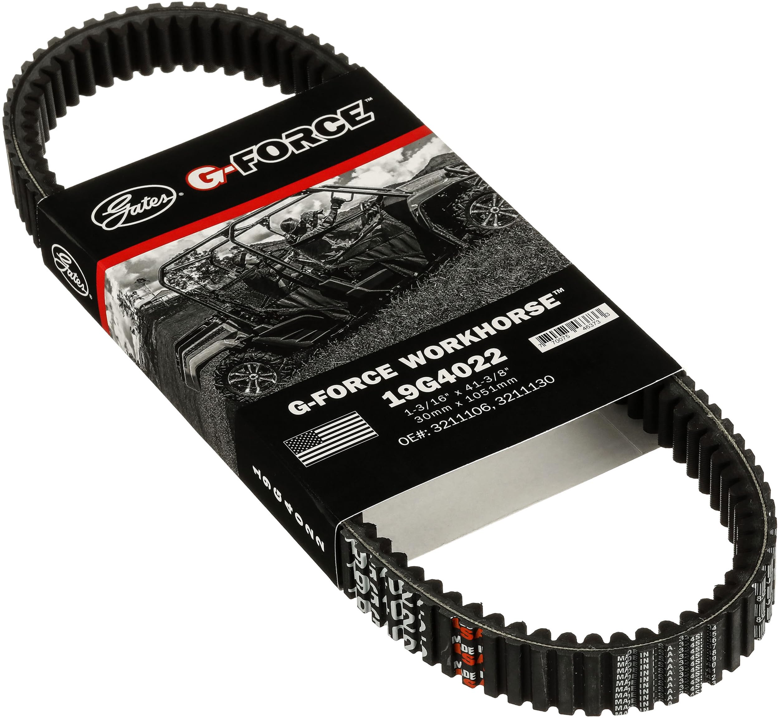 G-Force Gates 19G4022 WorkHorse Continuously Variable Transmission (CVT) Belt