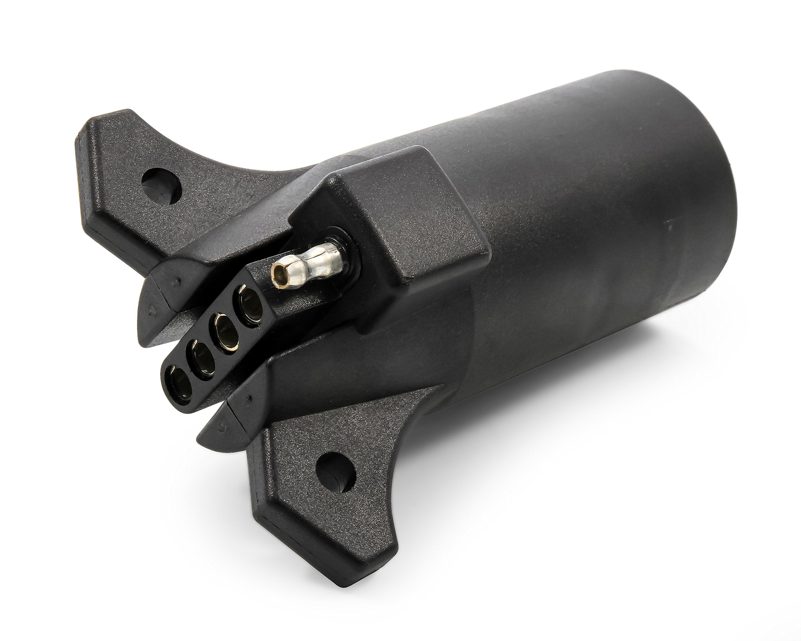 7-to-5 Way Connector Camco | Designed to Connect 5-Way Trailer Plug to 7-Way Receptacle | Features Corrosion-Resistant Housing (50021)