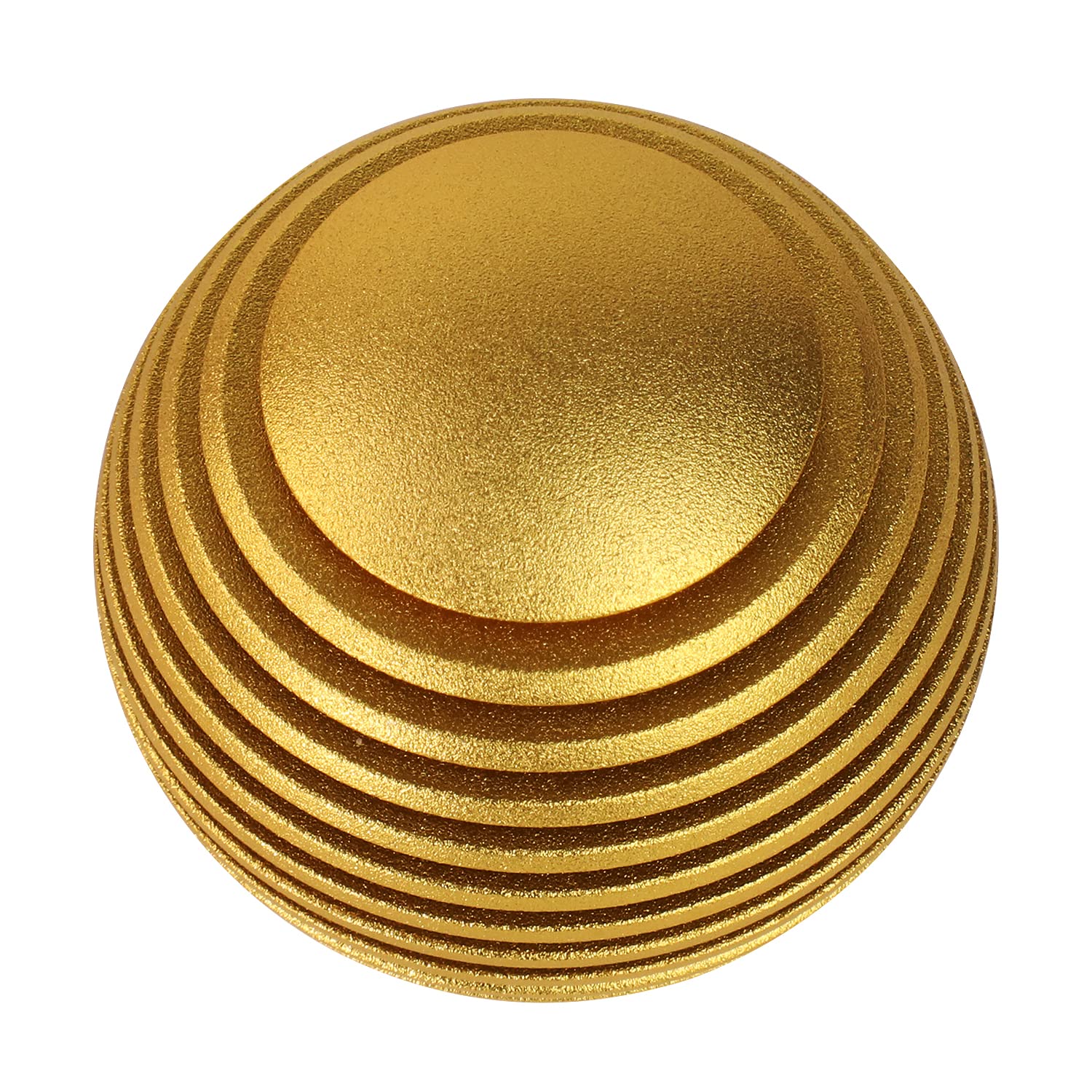 NRG Innovations Universal Aluminum SK-703GD Shift Knob with Thread Adapters, Heat Sink Style Round Ball Shape, Gold