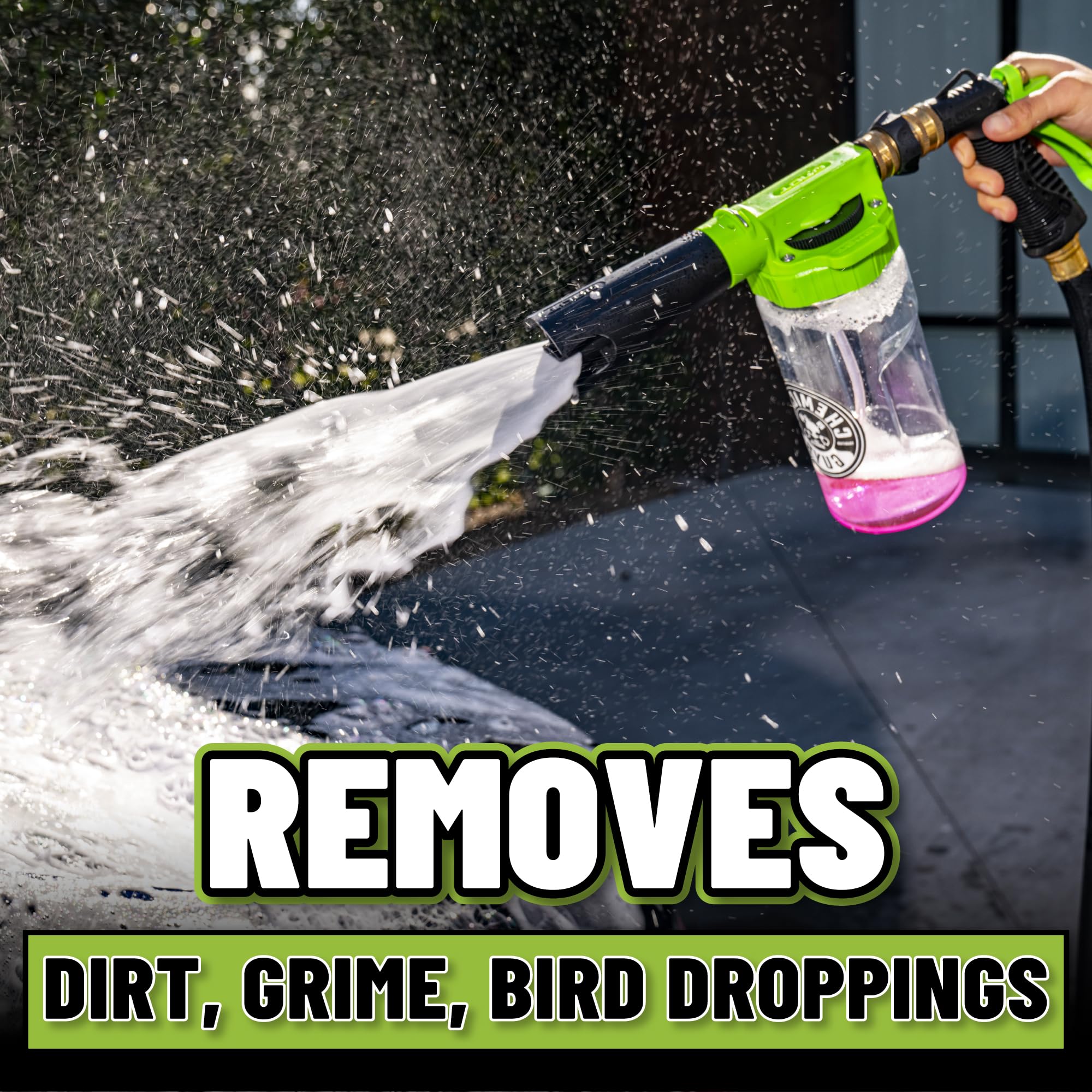 Chemical Guys Foam Blaster 6 TORQ - Foam Cannon Garden Hose Attachment, Easy to Use, Sprays Thick Suds for Safe Washing Trucks, SUVs, Motorcycles, RVs, and Other Vehicles