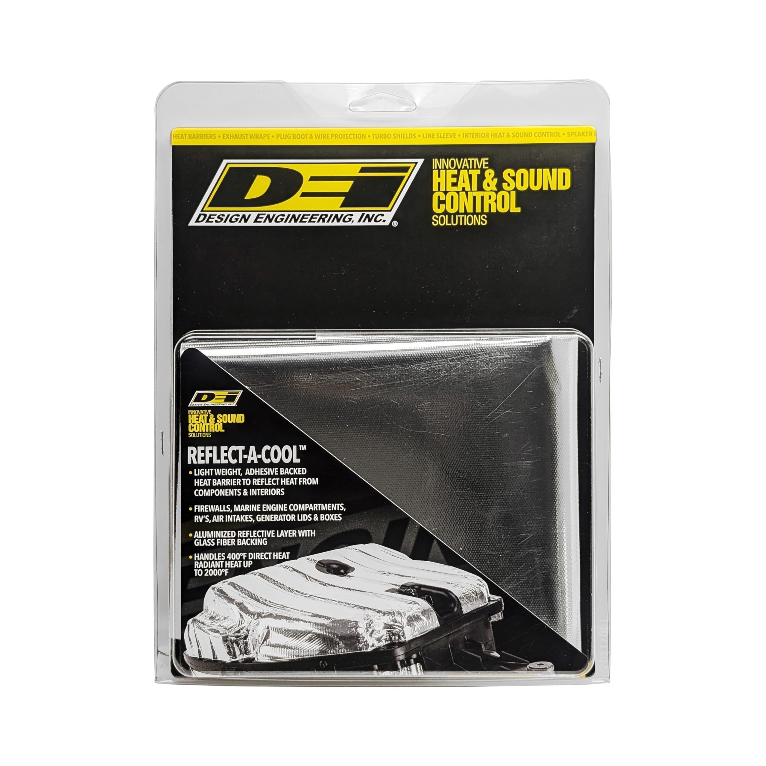 Reflect-A-Cool Design Engineering 010461 12" x 24" Heat Reflective Adhesive Backed Sheets