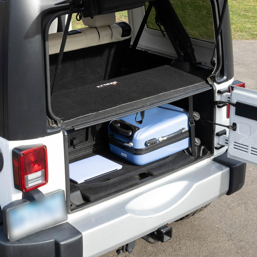 Folding Security Trunk/Storage Box EZTrunk for JKU 2011—2018 by EZ4X4 Patented & Patent Pending