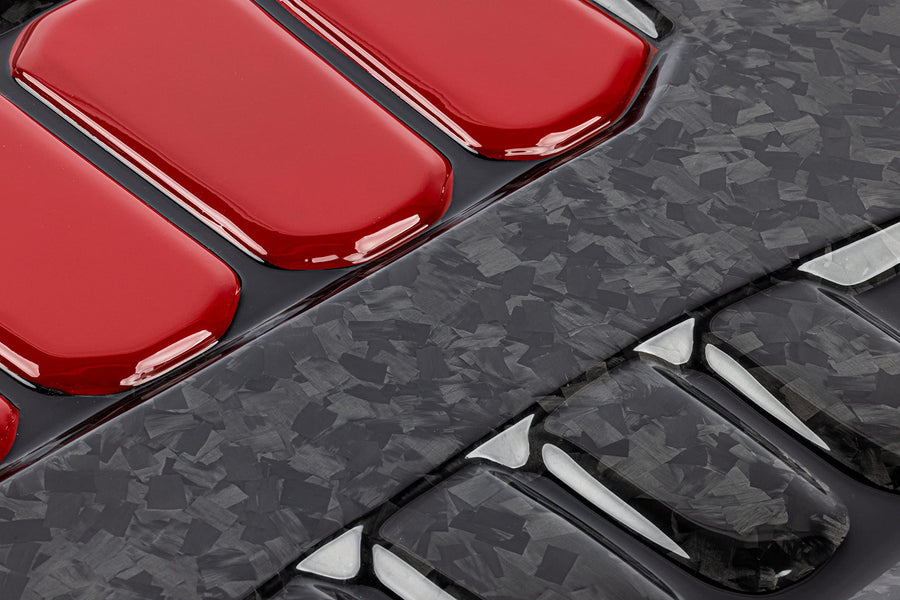 Carbon Fiber APR MS100233 Engine Cover - Gloss Forged