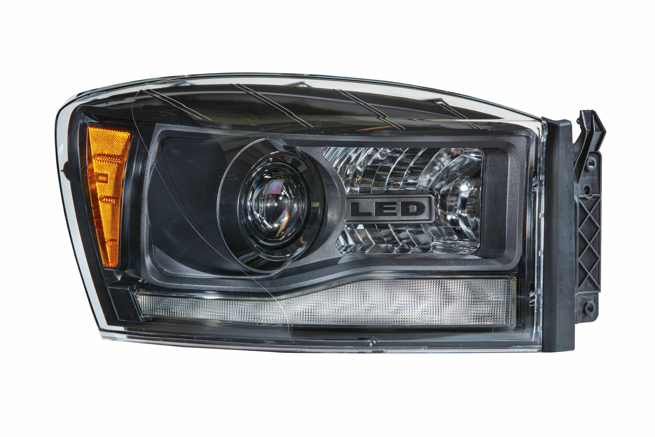Dodge Ram XB Hybrid LED Headlights: (06-08) (Pair/ASM) Morimoto LF558