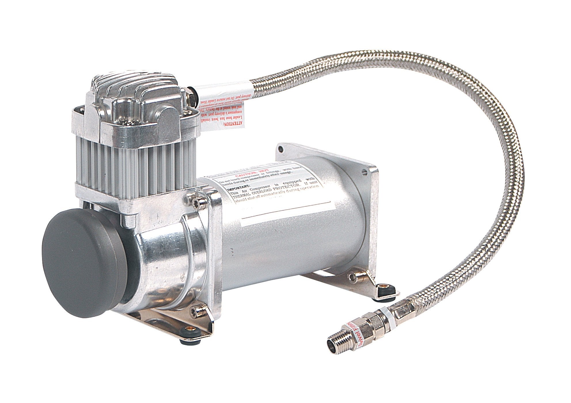350C VIAIR - Small Industrial Air Compressor for ‎Drilling, Air Brushing, Spraying, Nailing | 12V Continuous Duty Cycle Compressor, 150 PSI (Silver)