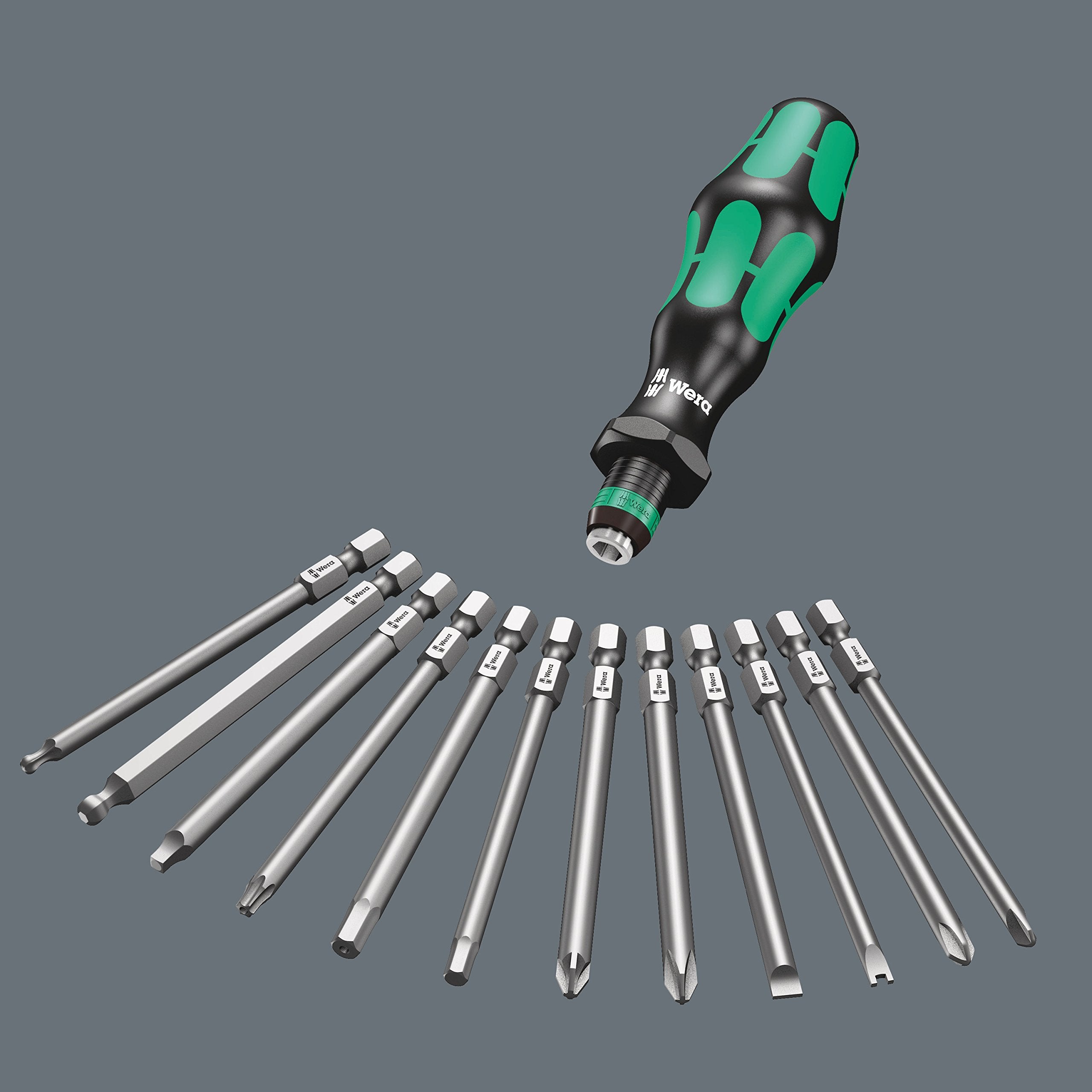 Wera - Kraftform Kompakt 62 Bitholding Screwdriver and Pouch Set, 33-Pieces 5059297001